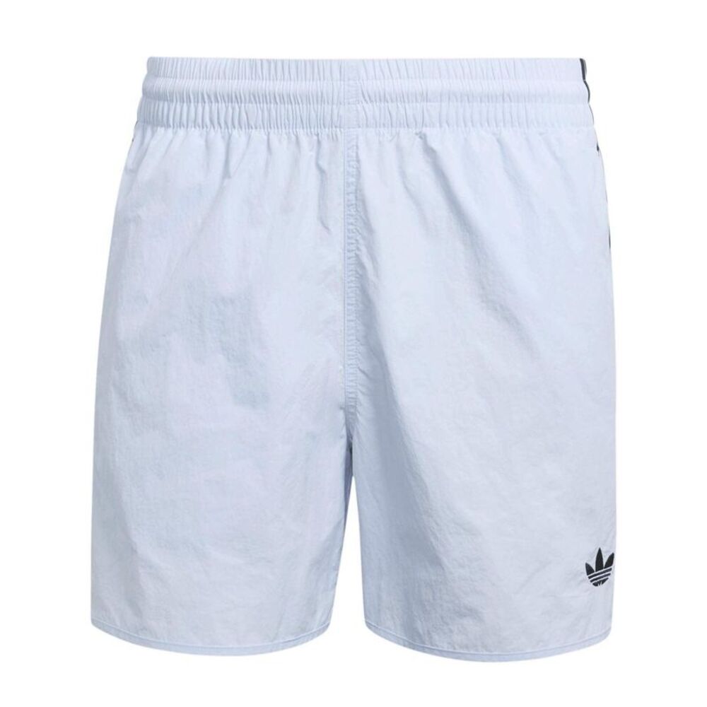 Adidas Mens Sprinter 3 Stripes Running Shorts / Sky Blue